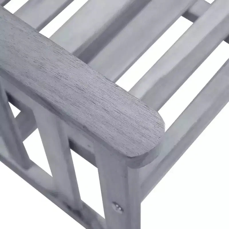 vidaXL Chaise de jardin avec table à thé