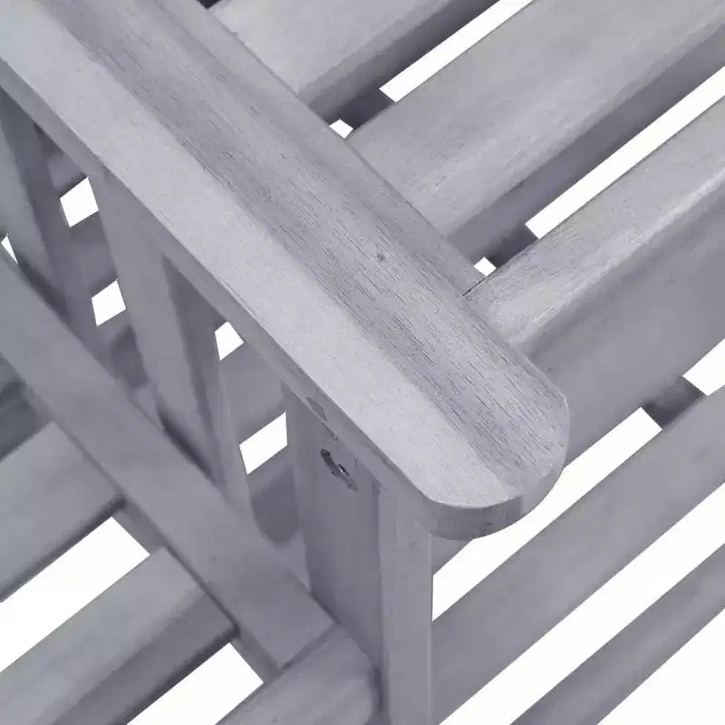 vidaXL Chaise de jardin avec table à thé