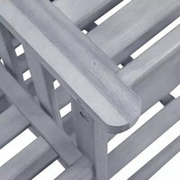 vidaXL Chaise de jardin avec table à thé