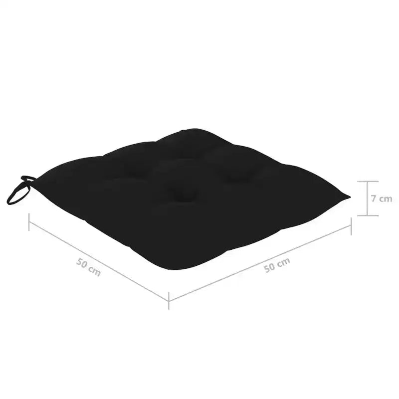 vidaXL Chaise de jardin avec table à thé