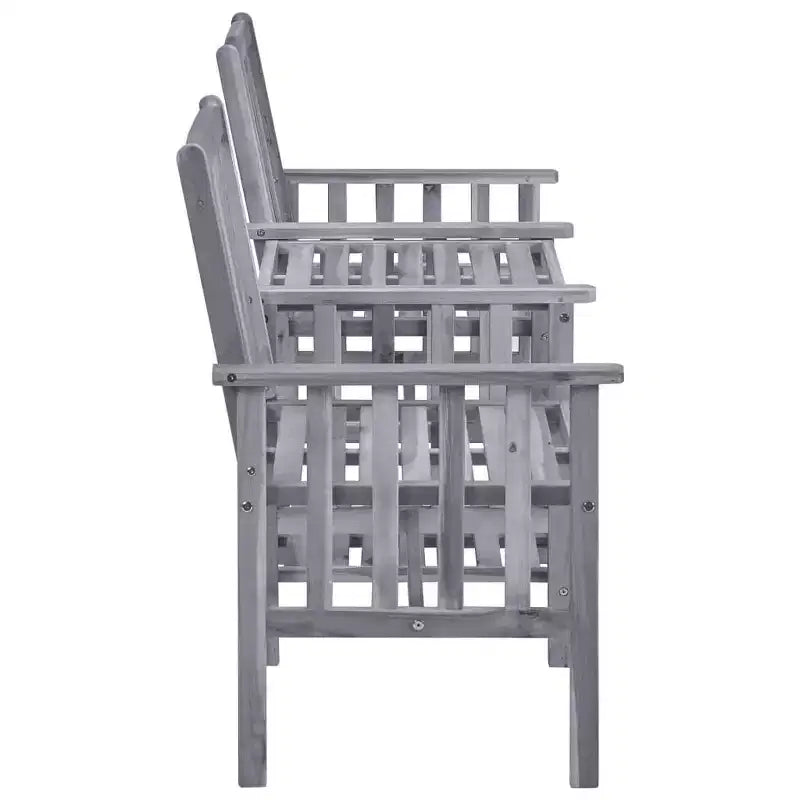 vidaXL Chaise de jardin avec table à thé