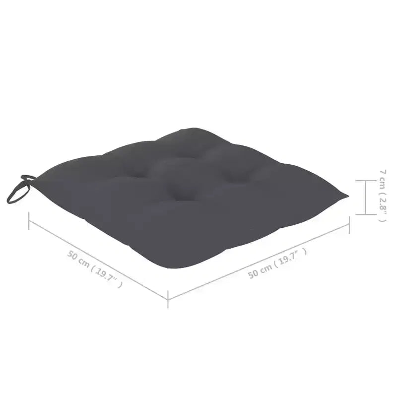 vidaXL Chaise de jardin avec table à thé