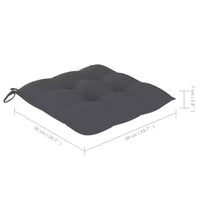 vidaXL Chaise de jardin avec table à thé