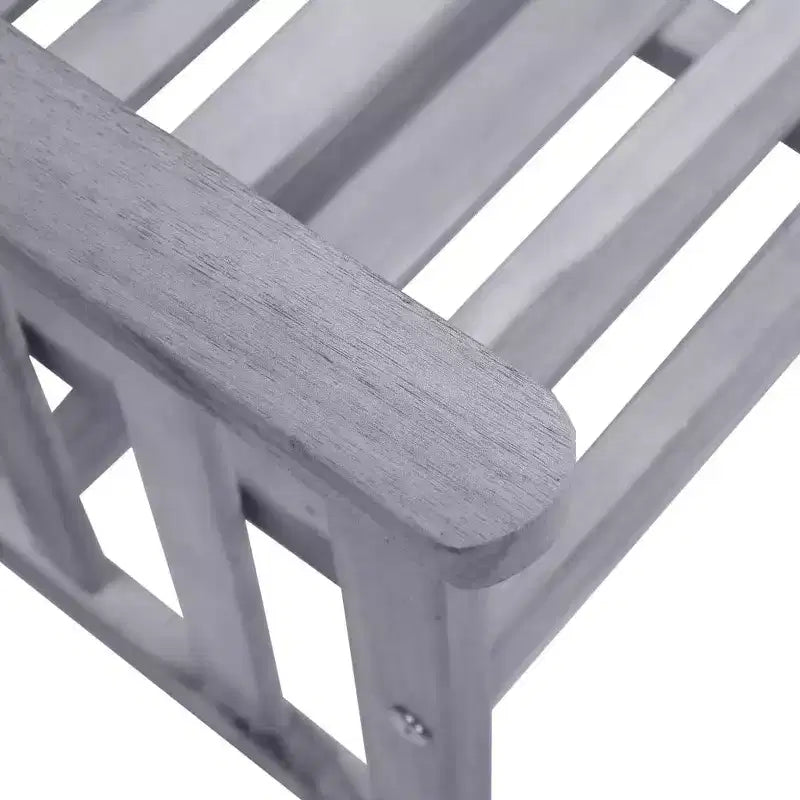 vidaXL Chaise de jardin avec table à thé