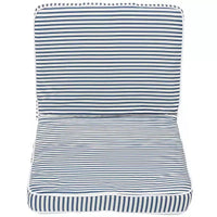 Sunnylife : Chaise pliante à emporter partout - Rayures Resort Bleu Marine, Chaise longue