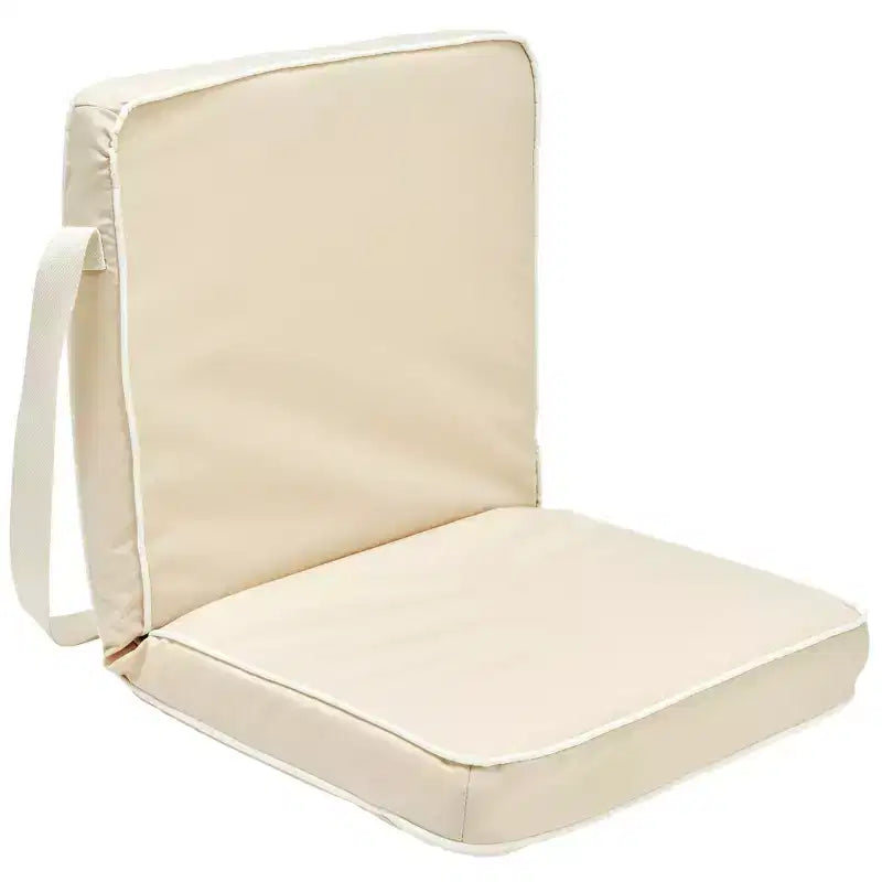 Sunnylife: Chaise pliante à emporter partout - Bain de soleil portable Oyster, Crème