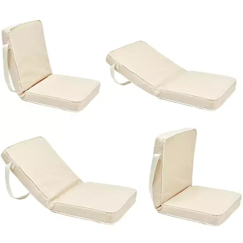 Sunnylife: Chaise pliante à emporter partout - Bain de soleil portable Oyster, Crème