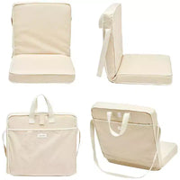 Sunnylife: Chaise pliante à emporter partout - Bain de soleil portable Oyster, Crème