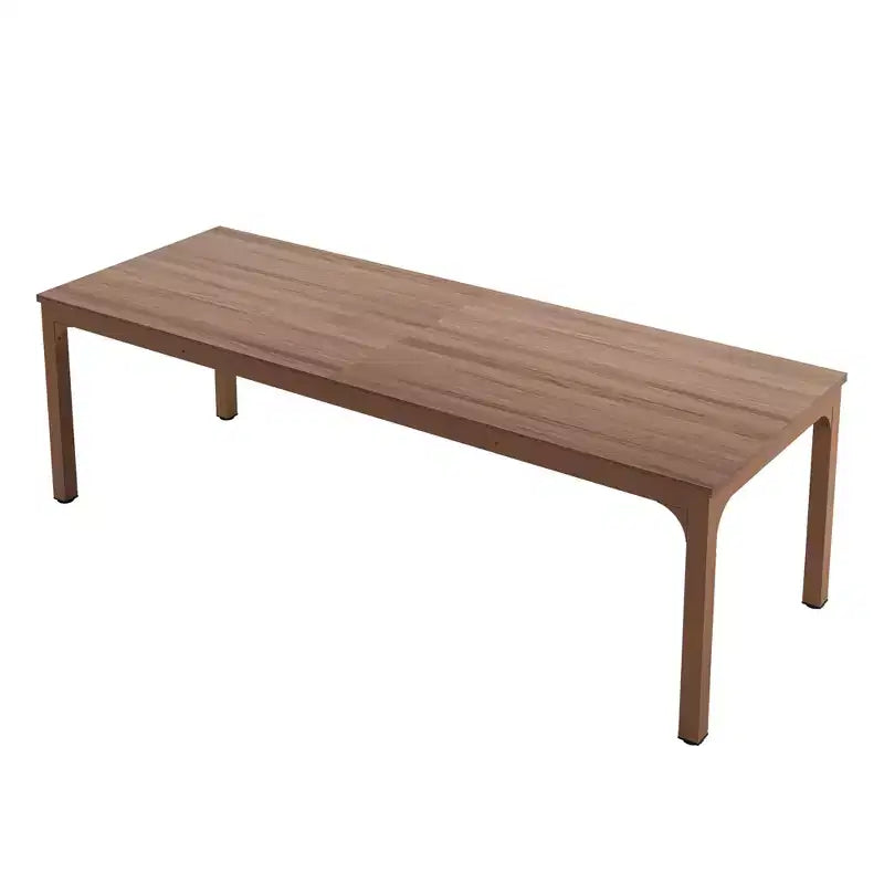 MAYEERTY bureau double poste de travail industriel extra-long 78.7, bureau de bureau à domicile 2 personnes avec cadre métallique robuste, plateau MDF capacité 200lbs