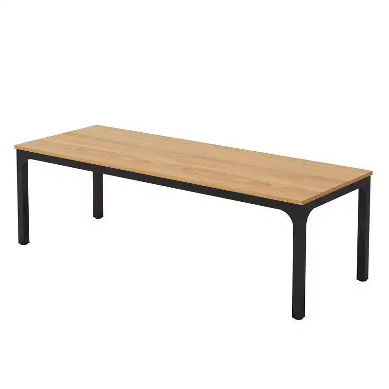 MAYEERTY bureau double poste de travail industriel extra-long 78.7, bureau de bureau à domicile 2 personnes avec cadre métallique robuste, plateau MDF capacité 200lbs