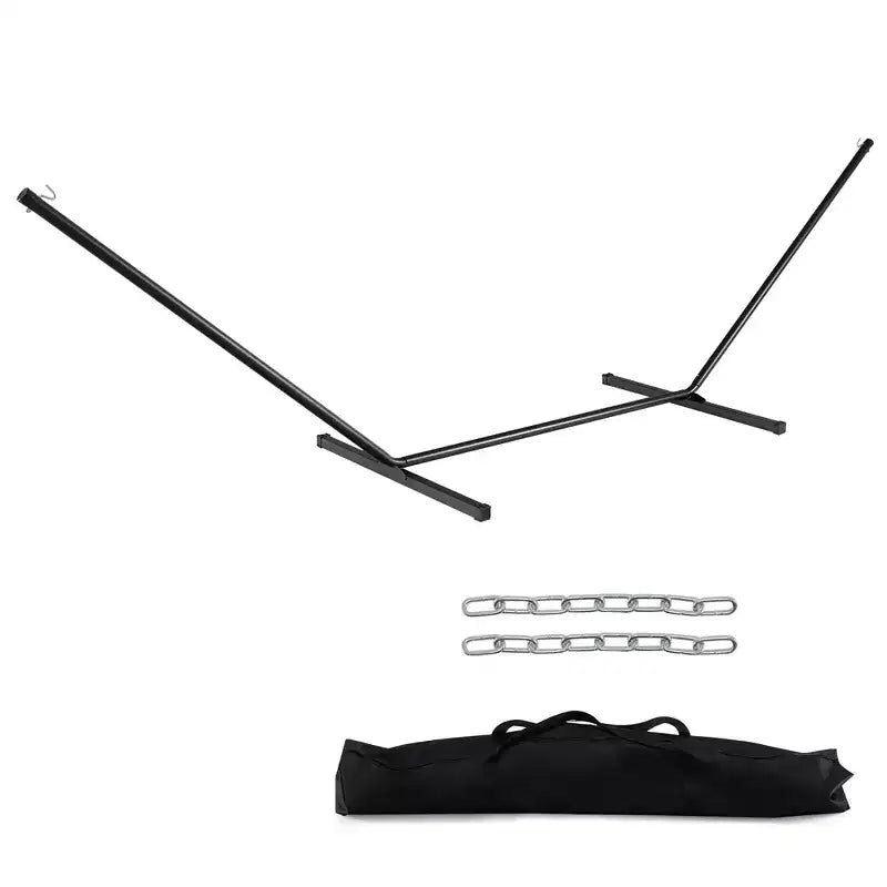 Support de hamac Costway 2 personnes robuste avec sac de rangement portable Capacité de 204 kg