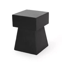 Table d'appoint en béton léger de patio moderne Christopher Knight Home Aesop
