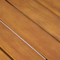 ModernLuxe Ensembles de sièges de terrasse 3 pièces, ensemble de conversation d'extérieur avec 2 chaises en corde enfoncée, table d'appoint en bois d'acacia