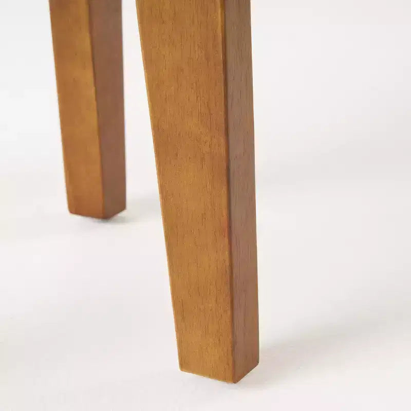 ModernLuxe Ensembles de sièges de terrasse 3 pièces, ensemble de conversation d'extérieur avec 2 chaises en corde enfoncée, table d'appoint en bois d'acacia