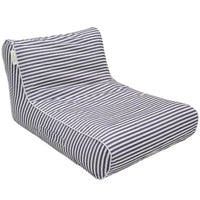 Sunnylife : Chaise flottante Luxe - Marine Navy Stripe - lounge de piscine gonflable