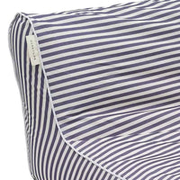 Sunnylife : Chaise flottante Luxe - Marine Navy Stripe - lounge de piscine gonflable