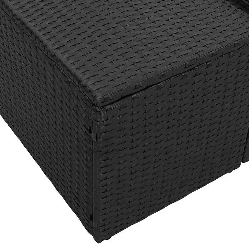 vidaXL Canapé de jardin avec coussin 184 x 62 x 69 cm en résine tressée poly