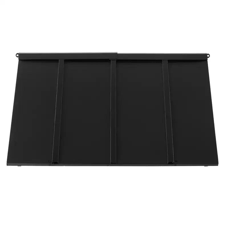Auvent de fenêtre et marquise de porte 44 x 24 pouces, auvent de porte d'entrée d'extérieur en acier anti-rouille
