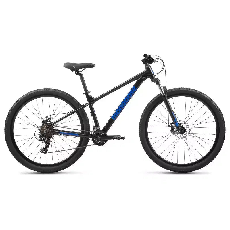 VTT Mongoose Switchback Comp, roues 29 pouces, 14 vitesses, fourche suspendue, noir