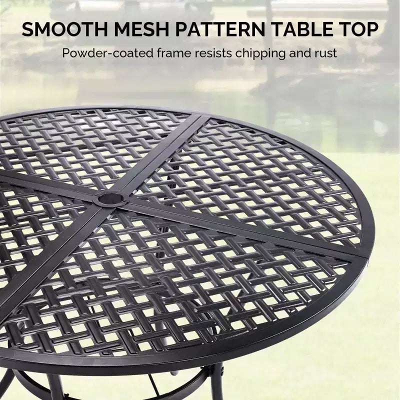 Karl Home | Table de patio ronde en metal