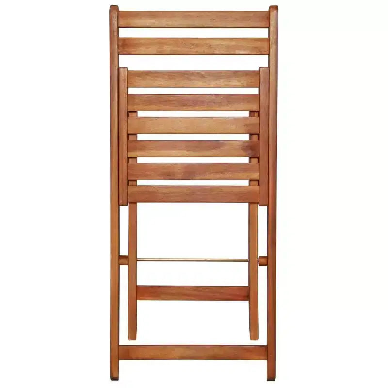 vidaXL Ensemble de bistro Ton bois Bois d'acacia massif Ensemble de bistro pliable