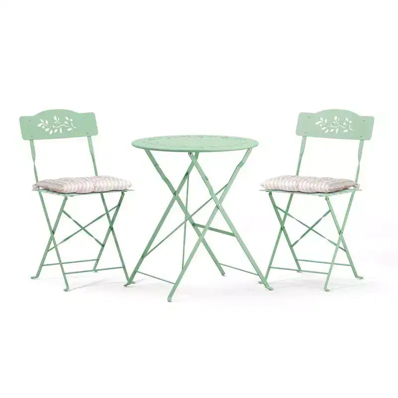Ensemble bistro 3 pièces Karl Home avec coussins d'assise