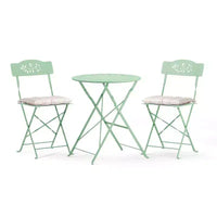 Ensemble bistro 3 pièces Karl Home avec coussins d'assise