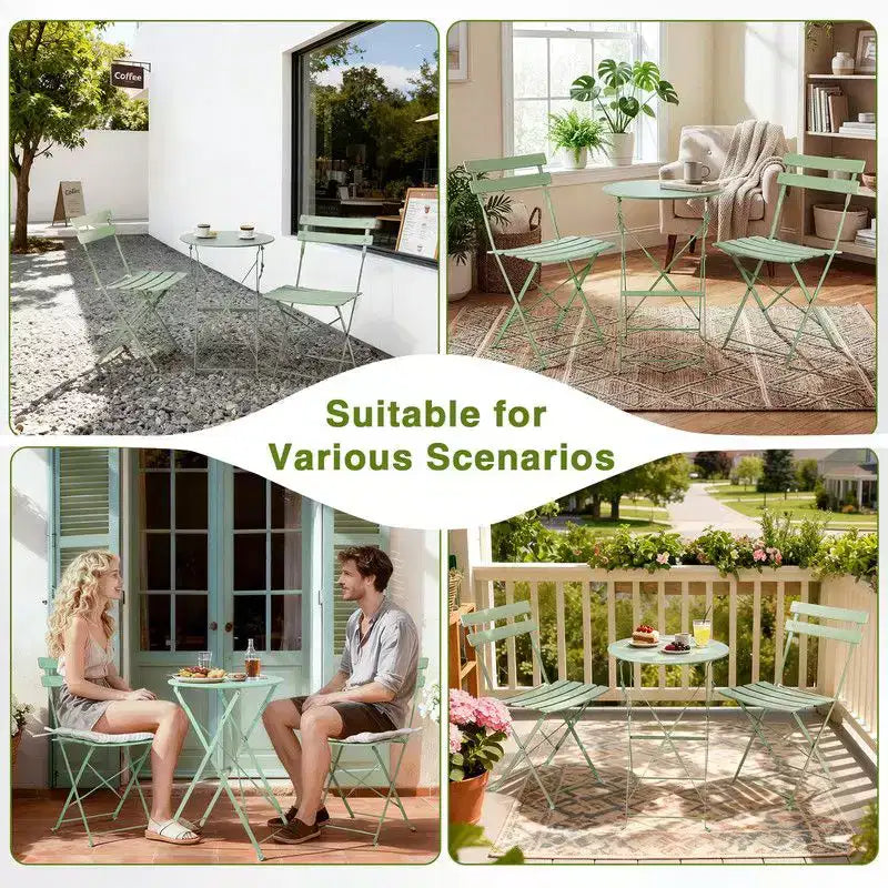 Ensemble de salle à manger de patio 3 pièces Karl Home
