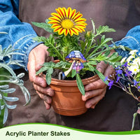 Unique Bargains Ornement de décoration de jardin en acrylique pour la nature et l'extérieur 5,2 pouces, 1 pièce