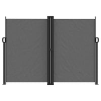 vidaXL Store latéral rétractable anthracite 100 % polyester avec un revêtement en PU