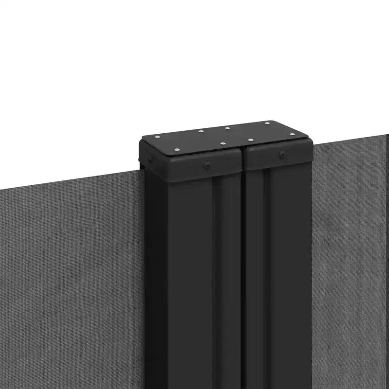 vidaXL Store latéral rétractable anthracite 100 % polyester avec un revêtement en PU