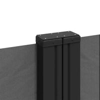 vidaXL Store latéral rétractable anthracite 100 % polyester avec un revêtement en PU
