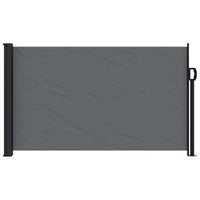 vidaXL Store lateral retractable anthracite 100 % polyester avec enduction PU