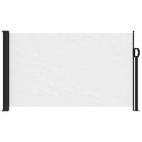 vidaXL Store latéral rétractable, Blanc