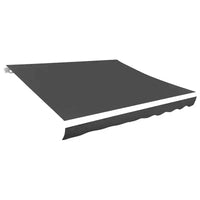 vidaXL Store banne anthracite en polyester enduit de PU