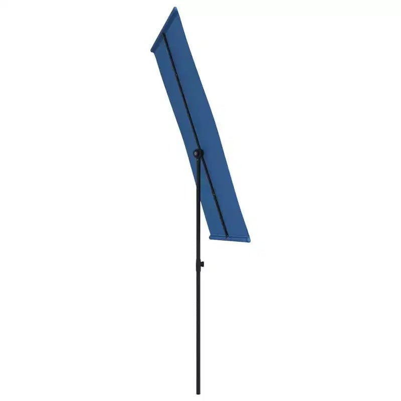 vidaXL Parasol de jardin bleu azur 100 % polyester, aluminium, grand