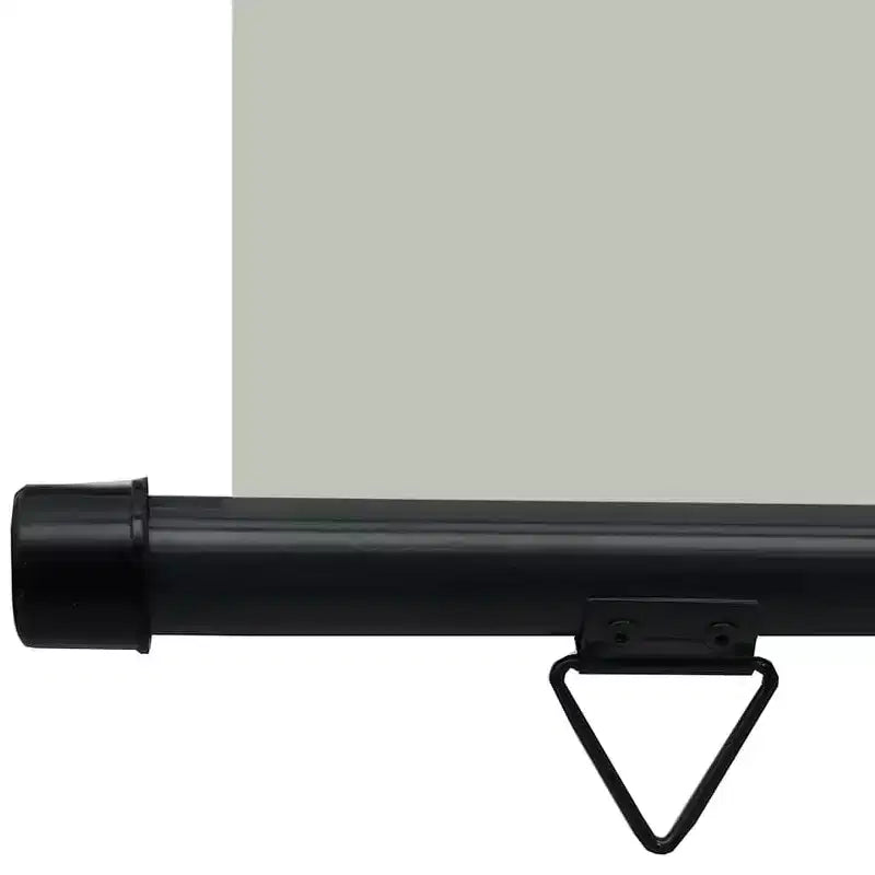 vidaXL Store latéral de balcon gris en acier 41,3 x 98,4 in, accoudoirs réglables