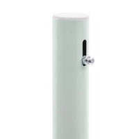 vidaXL Auvent latéral Bleu (écran), Gris-vert (support)