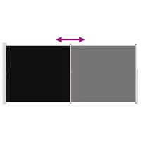 vidaXL Store latéral noir et gris