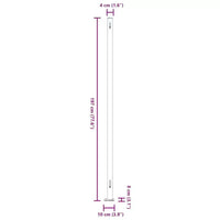vidaXL Auvent latéral crème Polyester avec revêtement PU, acier thermolaqué