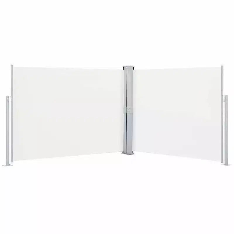 vidaXL Store latéral crème polyester avec revêtement PU 140 x 1000 cm