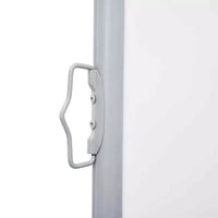 vidaXL Side Awning Cream Polyester with PU coating, Steel, Aluminum