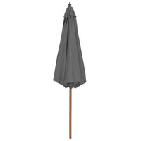 vidaXL Parasol de jardin anthracite