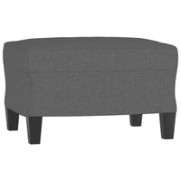 vidaXL Ensemble de canapés 4 pièces avec coussins Tissu gris foncé