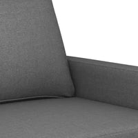 vidaXL Ensemble de canapés 4 pièces avec coussins Tissu gris foncé