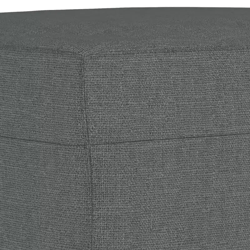 vidaXL Ensemble de canapés 4 pièces avec coussins Tissu gris foncé