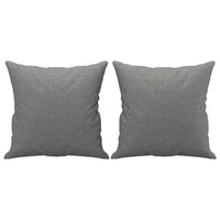 vidaXL Canapé 2 places Gris foncé Polyester Canapé 2 places