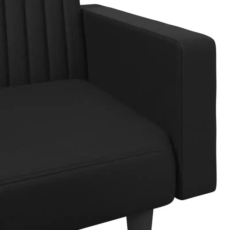 vidaXL Salon de jardin noir