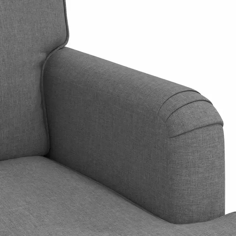 vidaXL Ensemble de canapes 2 pièces gris fonce 144 x 80 x 85 cm en tissu