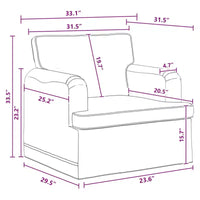 vidaXL Ensemble de canapes 2 pièces gris fonce 144 x 80 x 85 cm en tissu